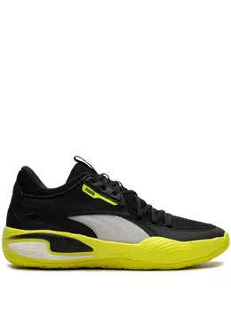PUMA: Жёлтые кроссовки  Court Rider