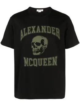 Alexander McQueen: Футболка с принтом 