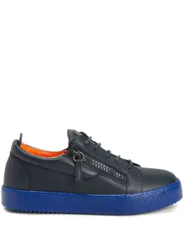 Giuseppe Zanotti: Чёрные кроссовки  Gail