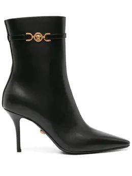 Versace: Чёрные ботинки  Medusa