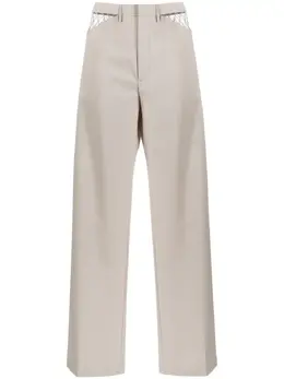 Dion Lee: Брюки из шерсти 