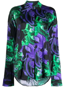MSGM: Рубашка с принтом 