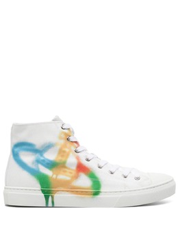 Vivienne Westwood: Белые кроссовки 