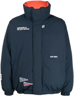 AAPE BY *A BATHING APE®: Синяя куртка 