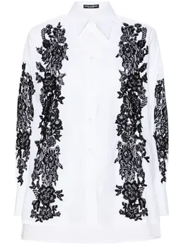 Dolce & Gabbana: Кружевная рубашка 
