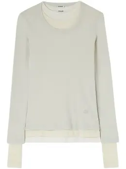 Jil Sander: Хлопковая футболка 