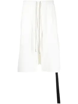 Rick Owens DRKSHDW: Белые шорты 
