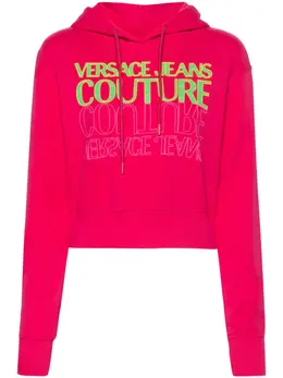 Versace Jeans Couture: Розовый свитшот 