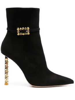 Gianvito Rossi: Чёрные ботинки 