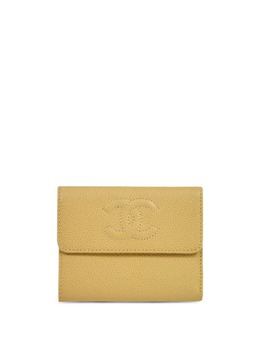 CHANEL Pre-Owned: Бежевый кошелёк 