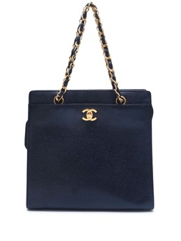 CHANEL Pre-Owned: Чёрная сумка 