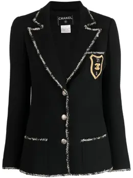 CHANEL Pre-Owned: Однобортная куртка 
