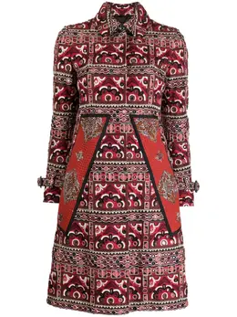 Burberry Pre-Owned: Красный плащ 