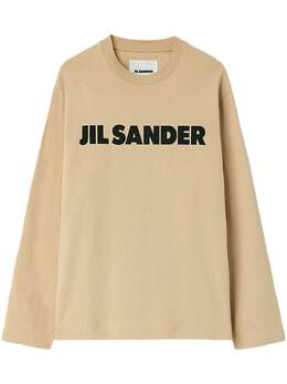 Jil Sander: Бежевая футболка 