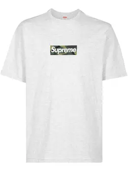 Supreme: Хлопковая футболка  Box Logo