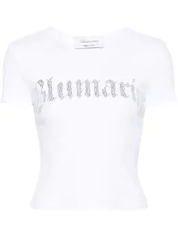 Blumarine: Белая футболка 