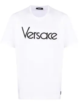 Versace: Хлопковая футболка 
