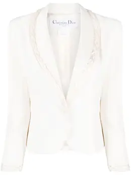 Christian Dior Pre-Owned: Белый жакет 
