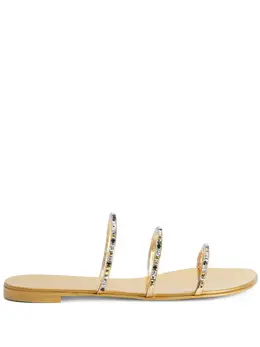 Giuseppe Zanotti: Тёмные сандалии  Colorful