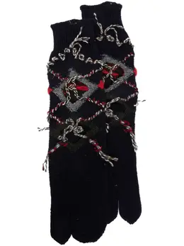 Maison Margiela: Синие носки  Tabi