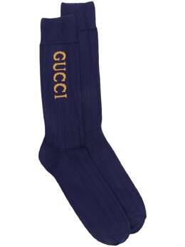 Gucci: Голубые носки 