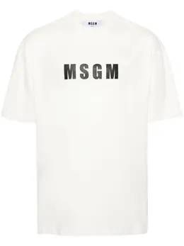MSGM: Футболка с принтом 