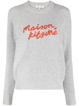 Maison Kitsuné: Трикотажный свитер 