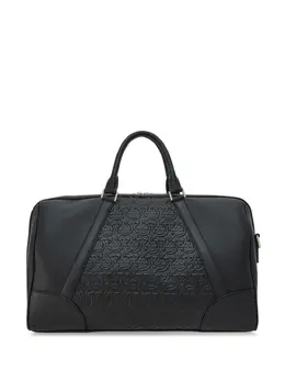 Ferragamo: Чёрная сумка  Gancini