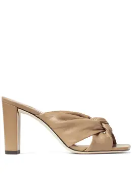 Jimmy Choo: Бежевые сабо 