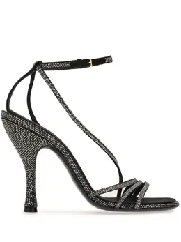 Ferragamo: Чёрные сандалии 