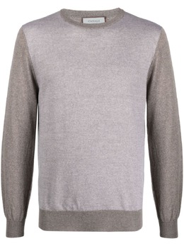 Canali: Двухцветный свитер 