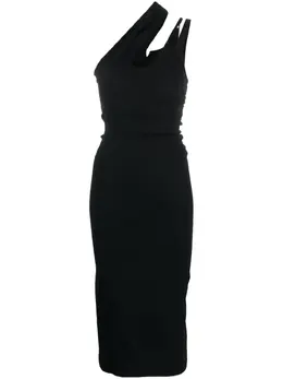Mugler: Платье миди 
