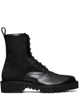 Valentino Garavani: Чёрные ботинки 