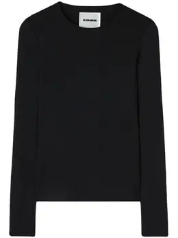 Jil Sander: Футболка с длинным рукавом 