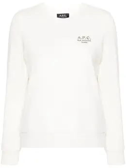A.P.C.: Белый свитшот 