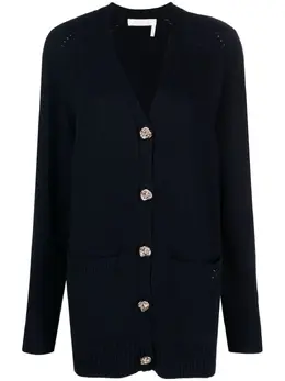 Chloé: Кардиган с v-образным вырезом 