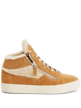 Giuseppe Zanotti: Коричневые кроссовки  Kriss