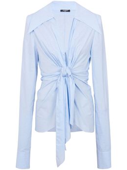 Balmain: Хлопковая рубашка 