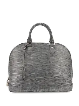 Louis Vuitton Pre-Owned: Серебристая сумка 