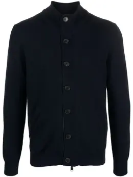 Brioni: Кожаный кардиган 