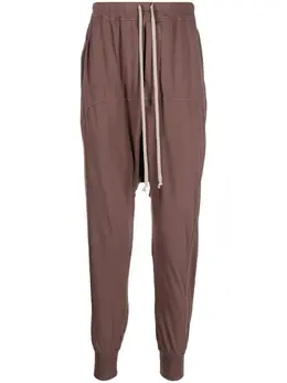 Rick Owens DRKSHDW: Бордовые брюки 