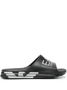 Ea7 Emporio Armani: Чёрные мокасины 