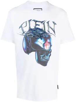 Philipp Plein: Белая футболка 
