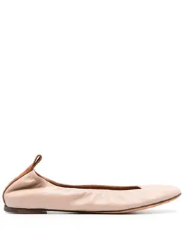 Lanvin: Розовые балетки 