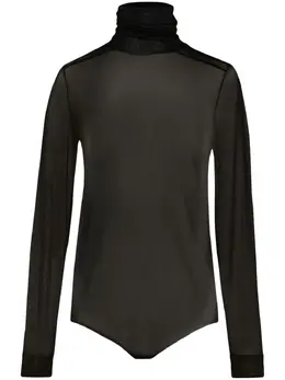 Maison Margiela: Прозрачный боди 