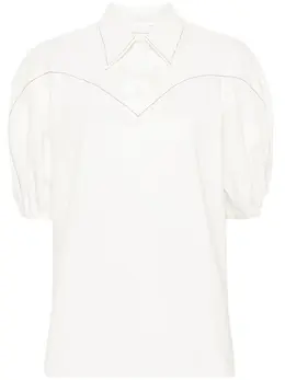 Chloé: Жаккардовая блуза 