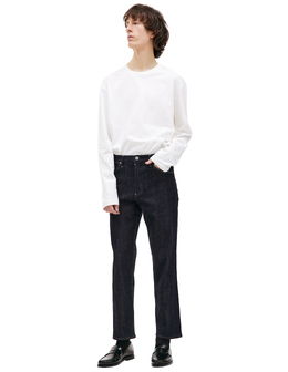 Jil Sander: Прямые джинсы 