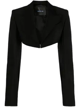 Mugler: Чёрный жакет 