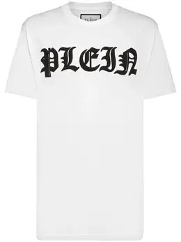 Philipp Plein: Хлопковая футболка  Gothic Plein