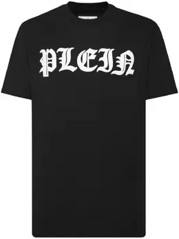 Philipp Plein: Хлопковая футболка  Gothic Plein
